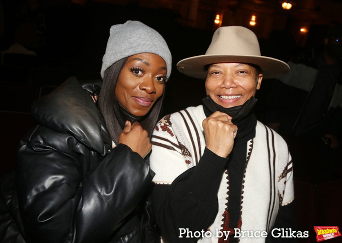 Ayana George and Queen Latifah at 