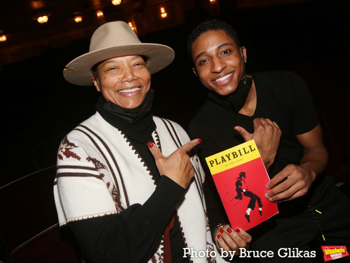 Queen Latifah and Myles Frost at 