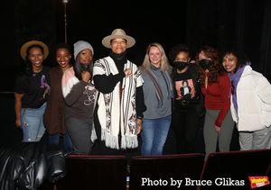Queen Latifah with cast & crew on International Women's Day  Photo