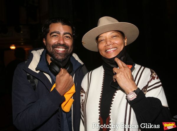 Gabriel Ruiz and Queen Latifah Photo