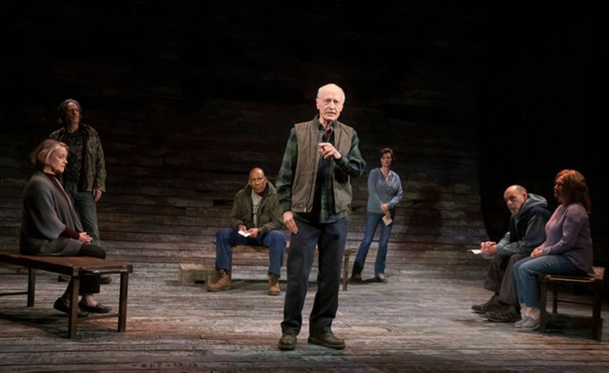 Thomas Kopache with the cast of Coal Country