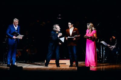 Douglas Sills, Mark Spergel, Santino Fontana, Vanessa Williams Photo