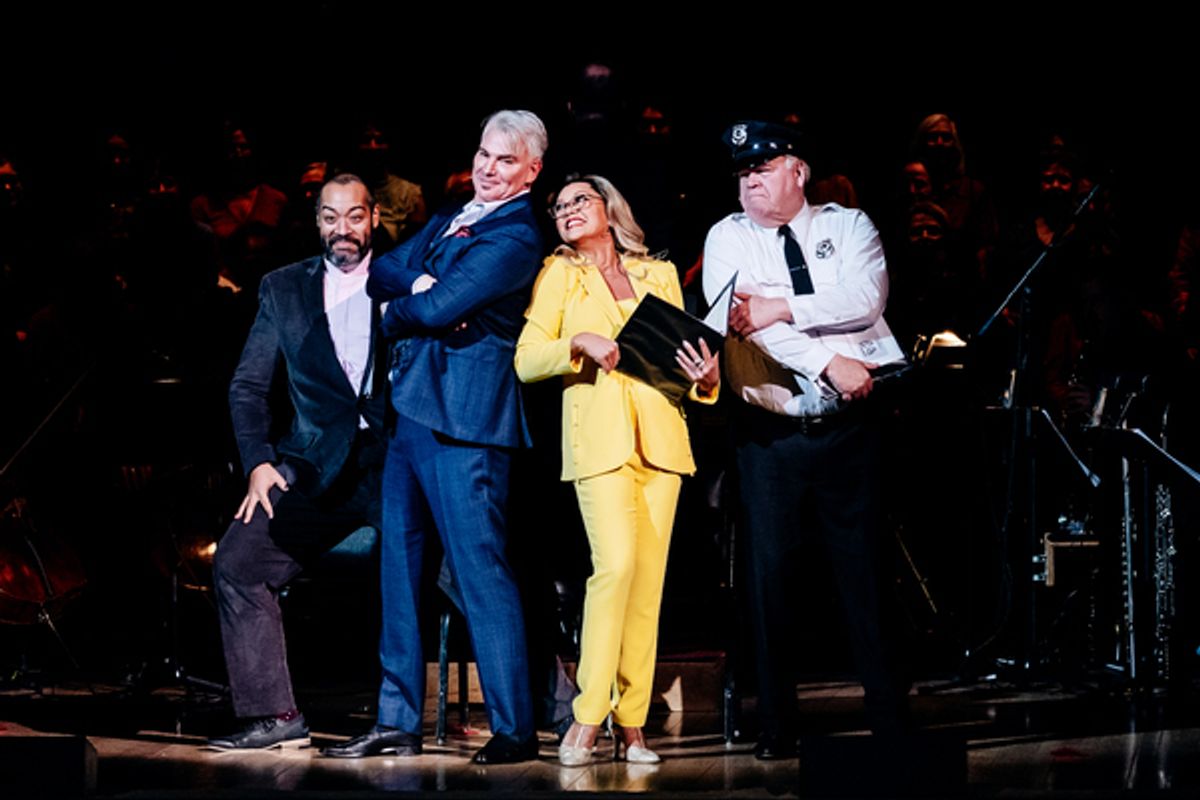 Eddie Cooper, Douglas Sills, Vanessa Williams, Michael Mulheren at 