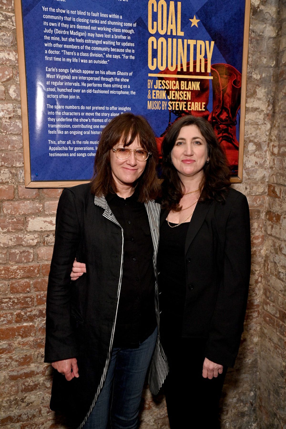 Heidi Rodewald and a guest at 