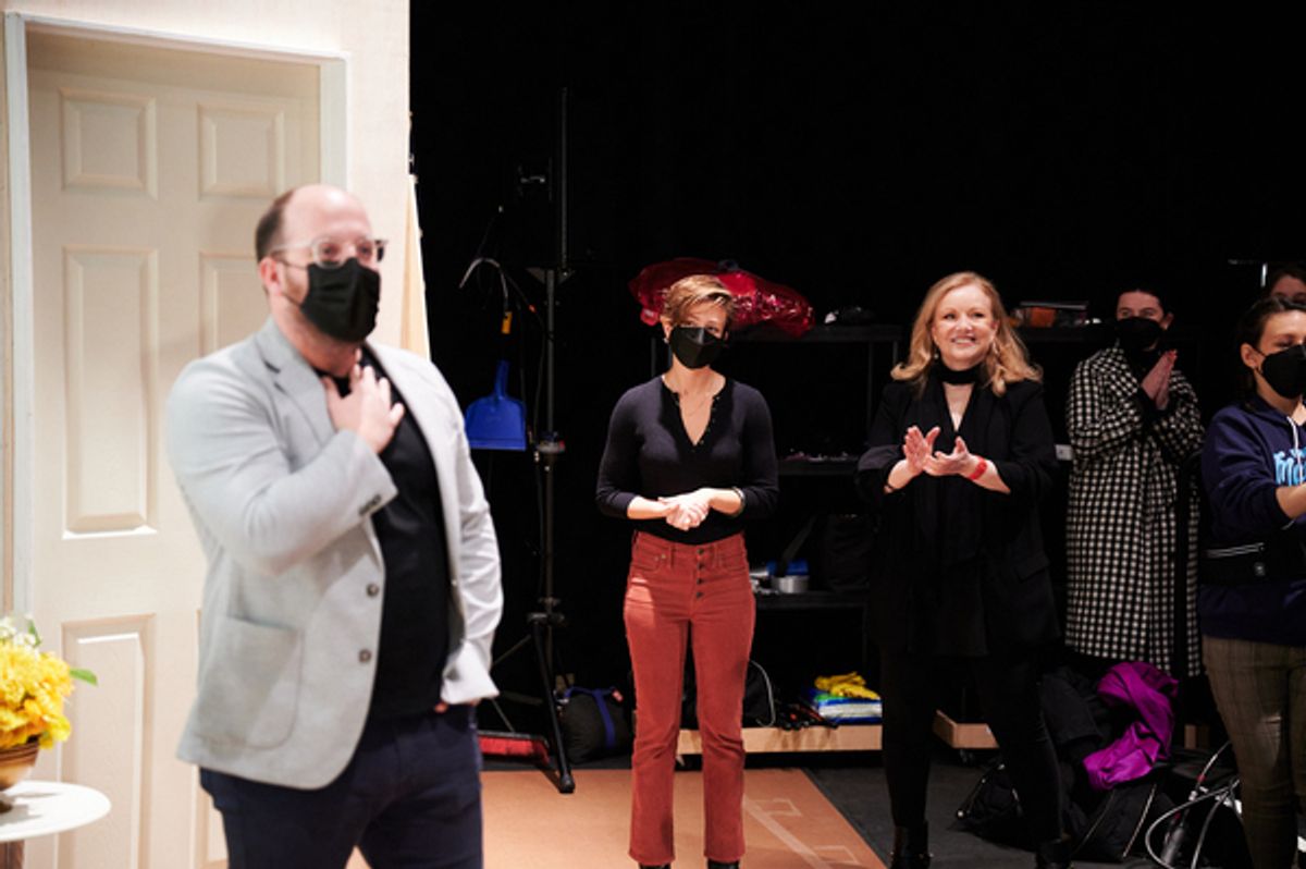 Greg Nobile, Selina Fillinger and Susan Stroman at 