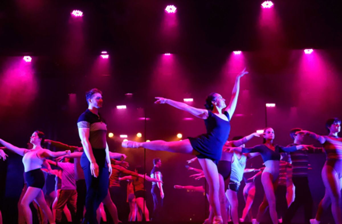 Gregory (Haunz Stroschein) & Vicky (Anna Herron) at Photos: Inside Look at Tacoma Little Theatre's Production of A CHORUS LINE