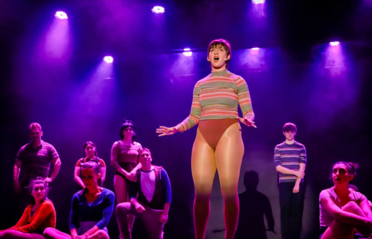 Diana (Keola Holt) and the company at Photos: Inside Look at Tacoma Little Theatre's Production of A CHORUS LINE