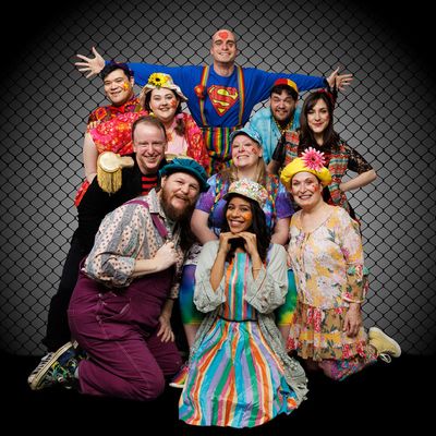 Cast of the Bergen County Players production of GODSPELL, opening at the Little Fireh Photo