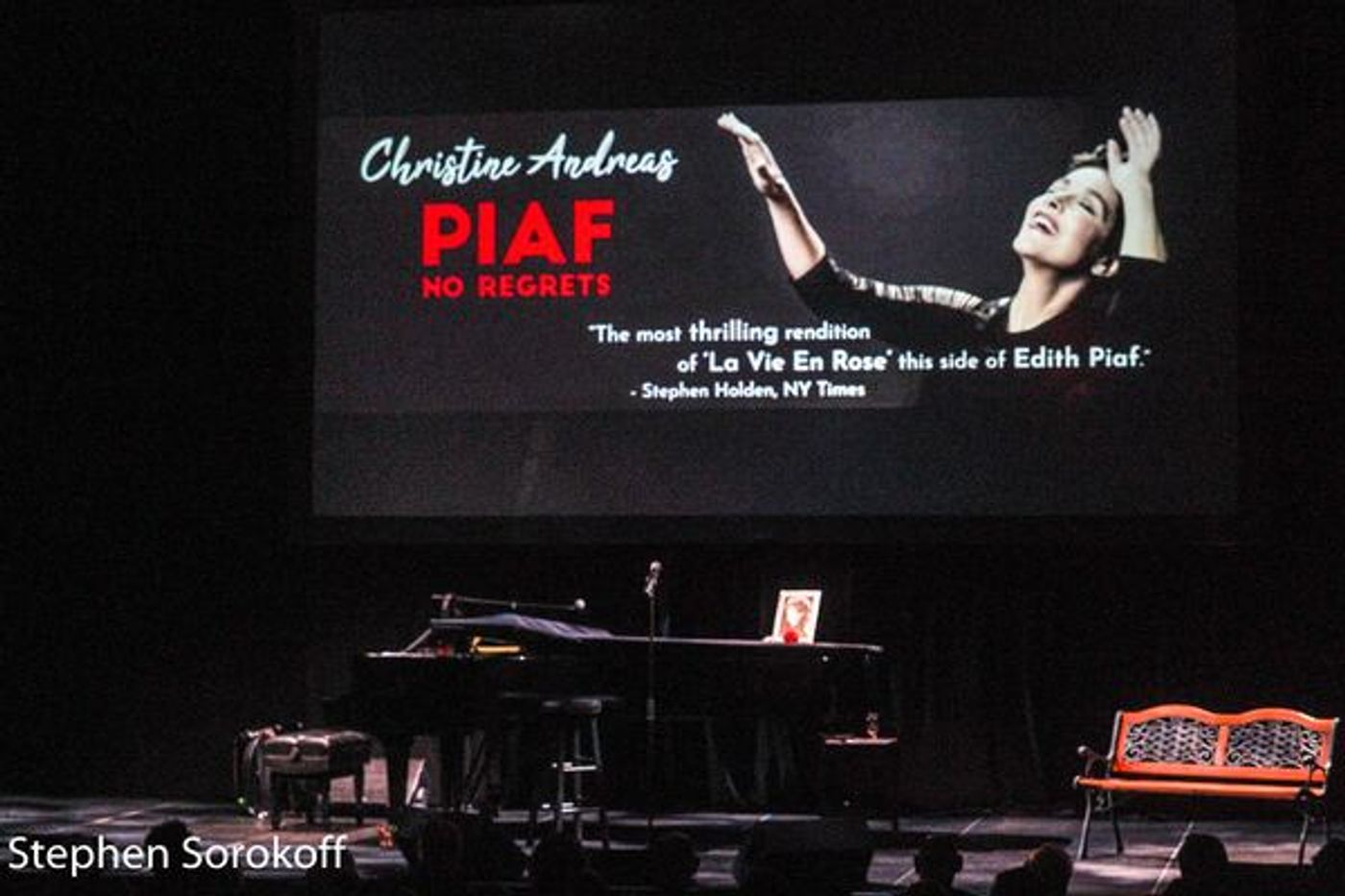 Photos: CHRISTINE ANDREAS BRINGS PIAF: NO REGRETS TO THE KRAVIS CENTER  Image