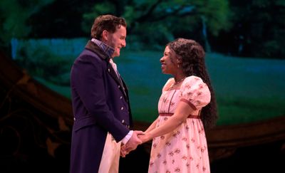 Colonel Brandon (Noel Anthony) and Marianne (Antoinette Comer)  Photo