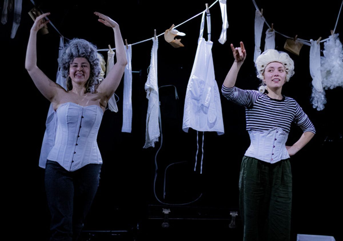 Chloe Darke and Susannah Scott at Photos: Inside Rehearsal For DIRTY CORSET By Bang Average Theatre