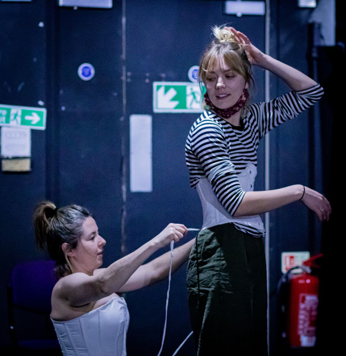 Chloe Darke and Susannah Scott at 