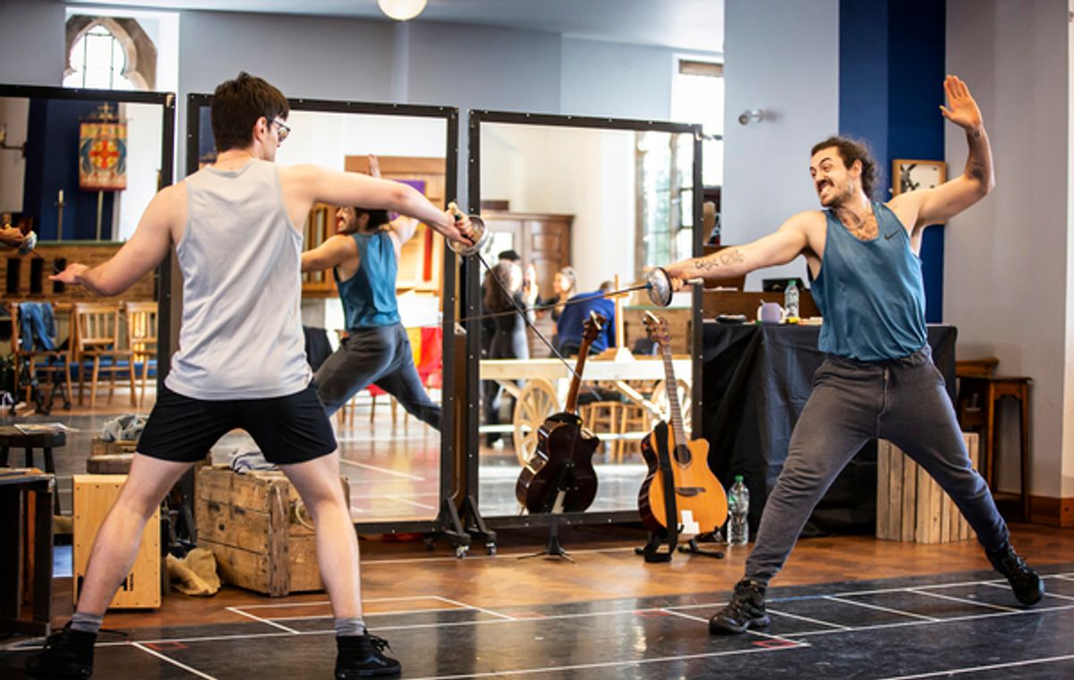 Benjamin Purkiss and Alex Gibson-Giorgio at 