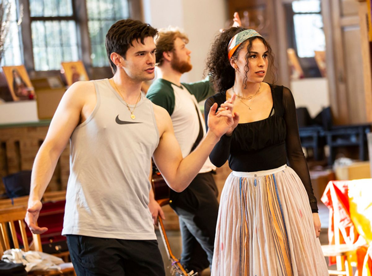 Benjamin Purkiss and Paige Fenlon at 