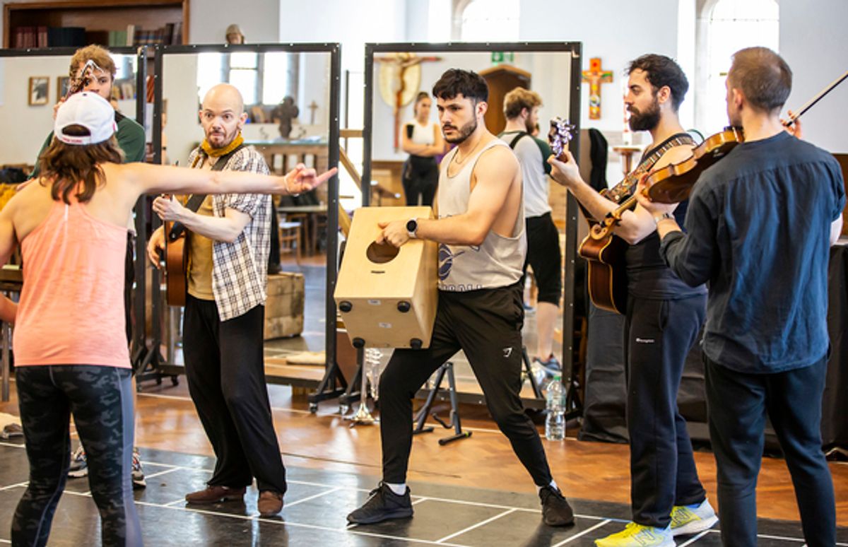 Cast at Photos: Inside Rehearsal For ZORRO THE MUSICAL at Charing Cross