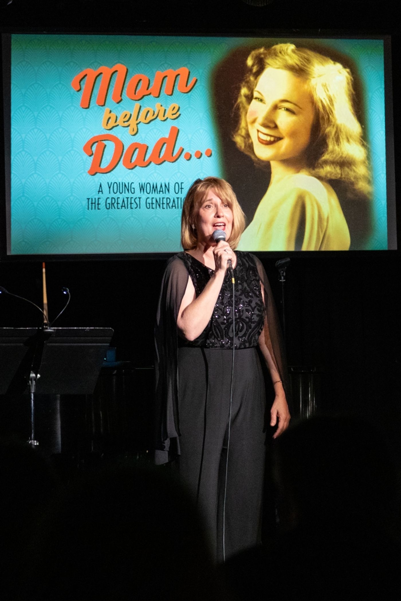 Photos: Sarah Boone MOM BEFORE DAD: A YOUNG WOMAN OF THE GREATEST GENERATION at The Triad by Thomas Salus  Image