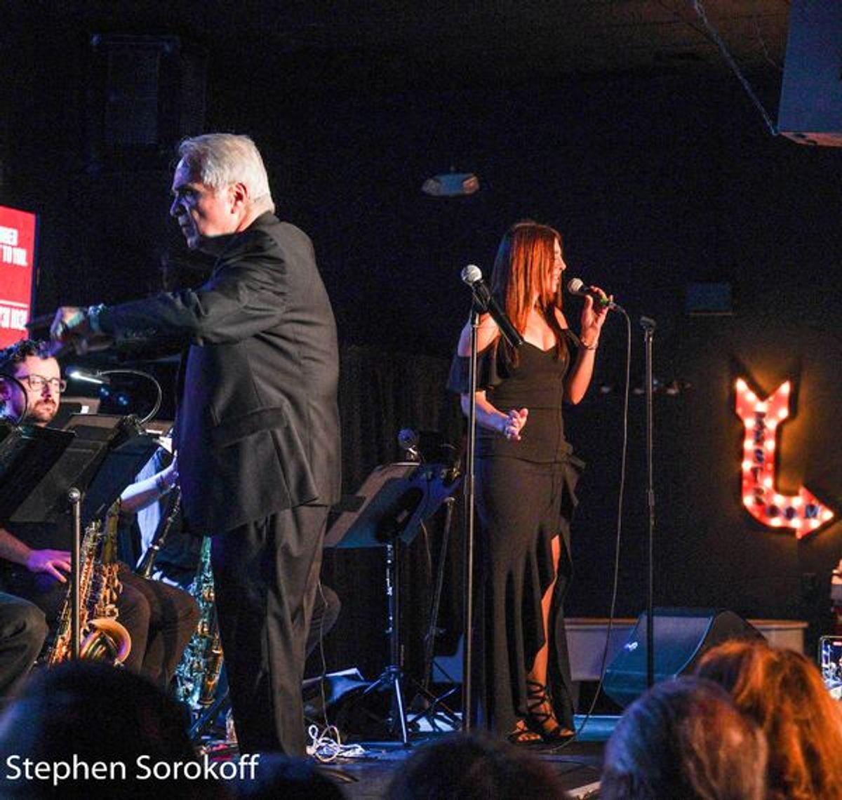 Charles Calello & Tomey Sellars at Photos: Nicolas King & Tomey Sellars Join Legendary Arranger Charles Calello's Big Band
