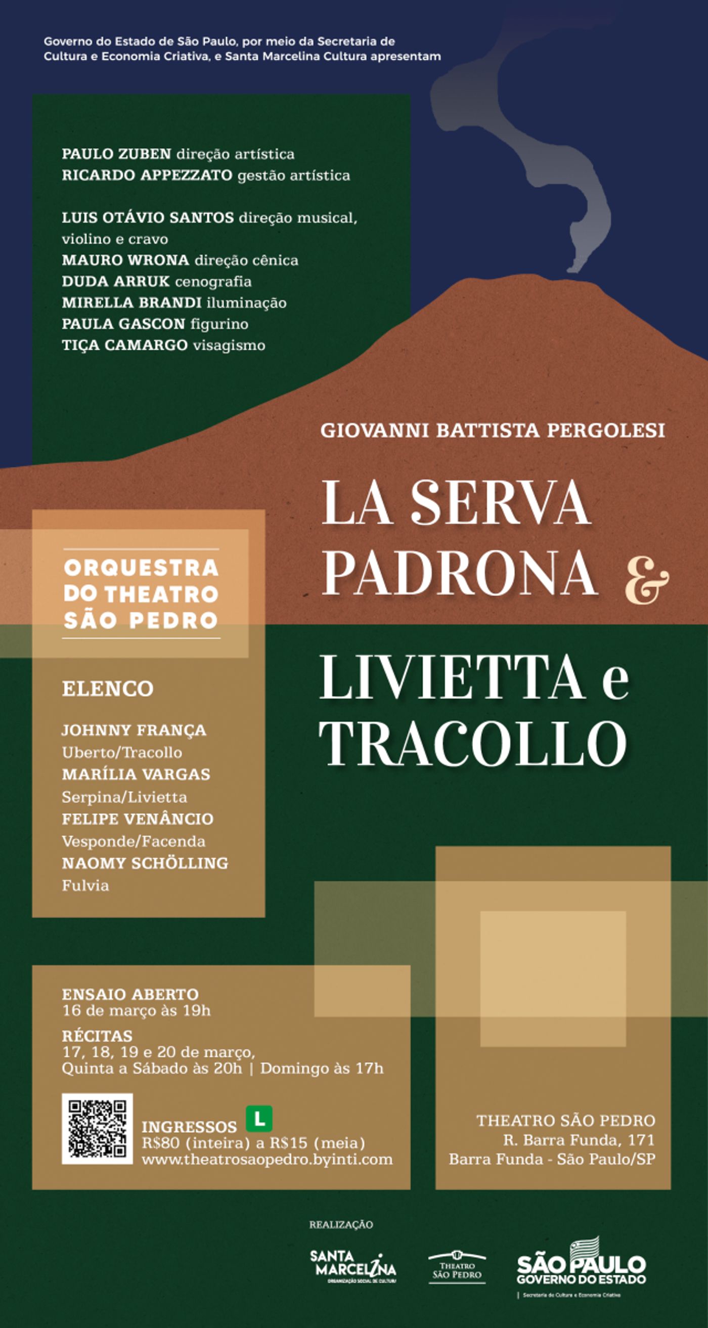 Theatro Sao Pedro Opens Lyrical Season with Two Operas by GIOVANNI BATTISTA PERGOLESI  Image