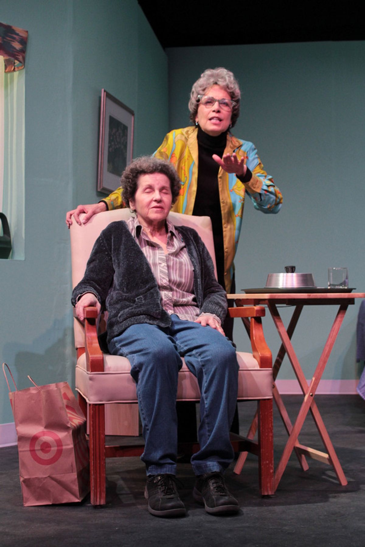 Laurie Atlas and Claire Parrella-Curran at Photos: First Look Inside Rehearsals for RIPCORD at Hampton Theatre Company