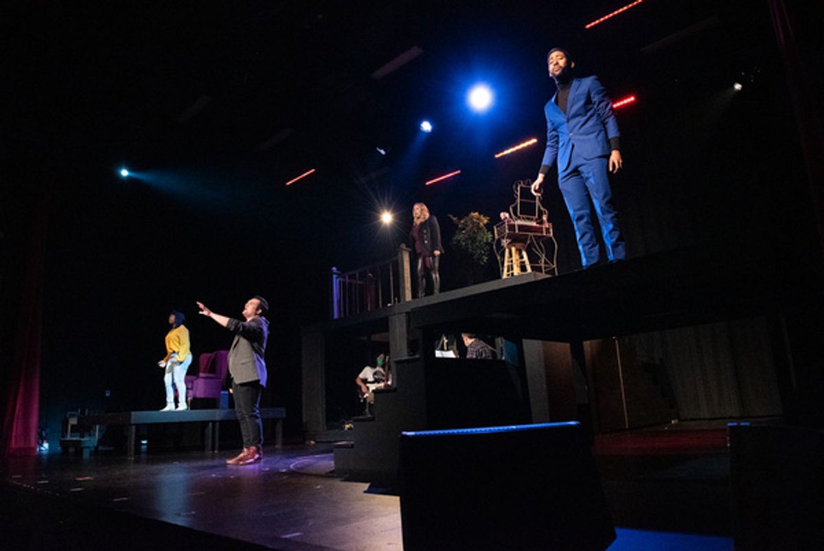 The cast of SONGS FOR A NEW WORLD presented by Servant Stage at The Junction Center in Manheim, March 11-27. at Photos: Inside Opening Weekend Of Servant Stage's SONGS FOR A NEW WORLD