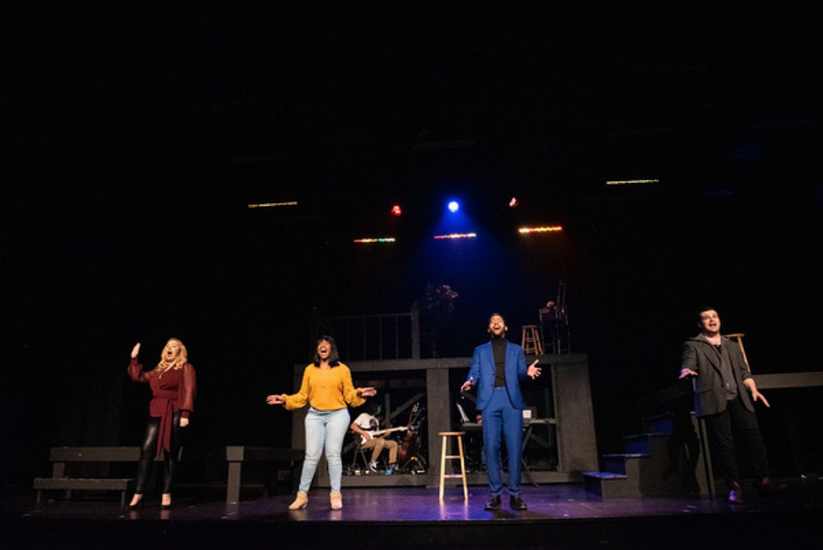 The cast of SONGS FOR A NEW WORLD at Photos: Inside Opening Weekend Of Servant Stage's SONGS FOR A NEW WORLD