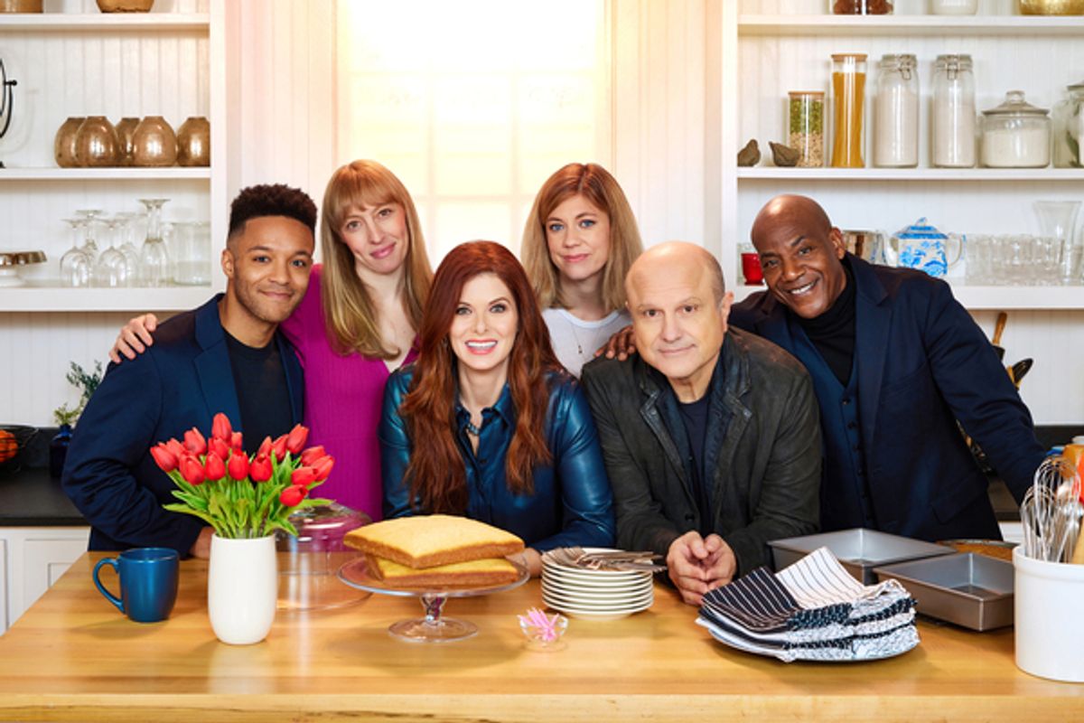 Cast of Birthday Candles at Photos: Debra Messing & Company in Rehearsals for BIRTHDAY CANDLES