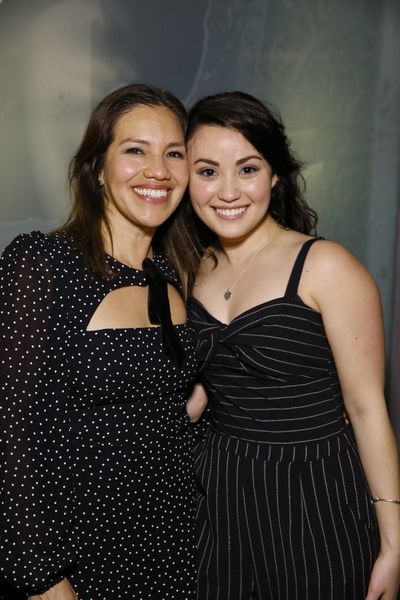 From left, cast members Cheryl Uma a and Sabrina Fest  during the champagne toast aft Photo