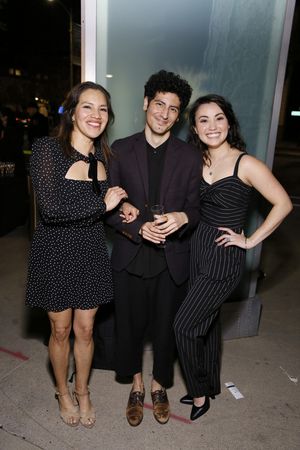 From left, cast member Cheryl Uma a, playwright Benjamin Benne and cast member Sabrina Fest during the champagne toast after the world premiere of ?Alma? at Center Theatre Group?s Kirk Douglas Theatre @ BroadwayWorld From left, cast member Cheryl Uma a, playwright Benjamin Benne and cast member Sabrin Photo
