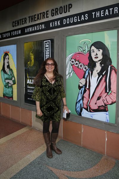 Director Juliette Carrillo arrives for the world premiere of ?Alma? at Center Theatre Photo