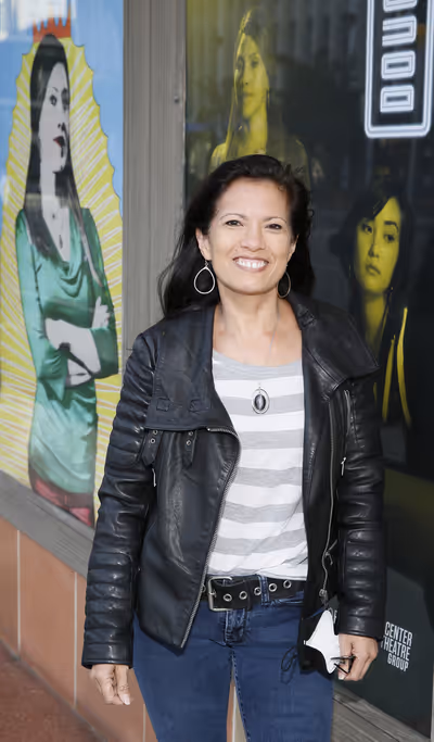 Actor Fran de Leon arrives for the world premiere of ?Alma? at Center Theatre Group?s Photo