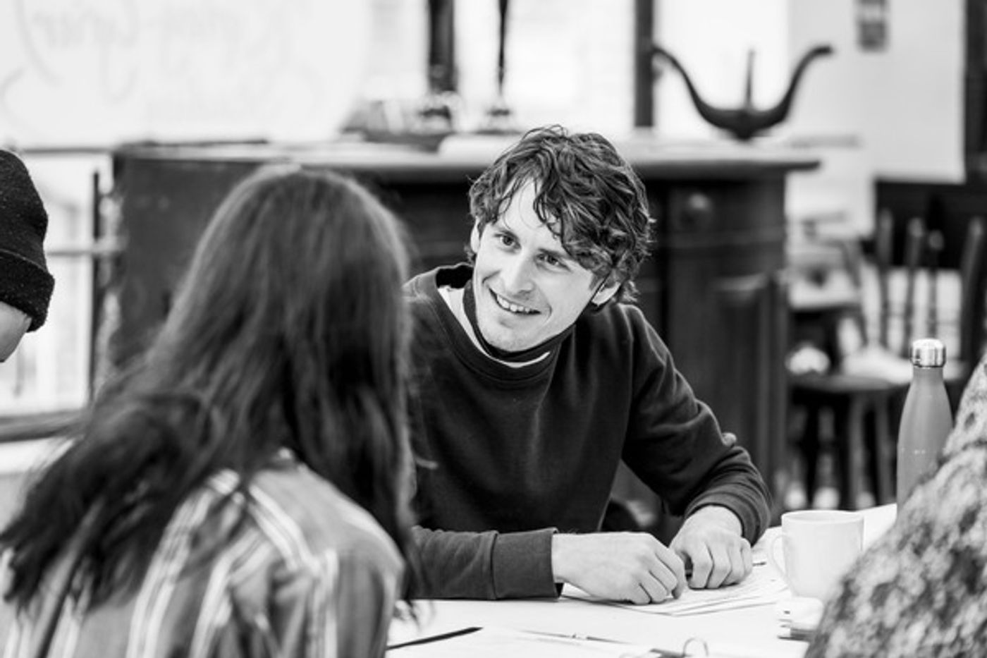 Photos: Go Inside the First Day of Rehearsals for HANGMEN on Broadway  Image