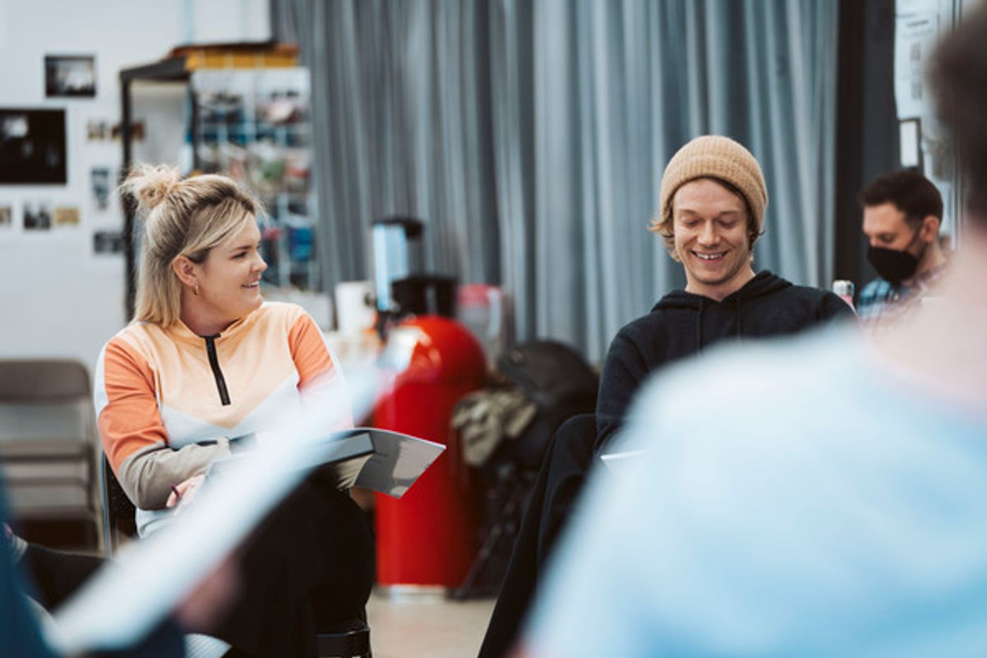 Photos: Go Inside the First Day of Rehearsals for HANGMEN on Broadway  Image