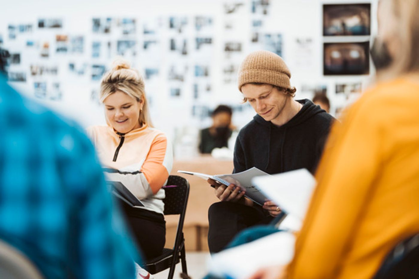 Photos: Go Inside the First Day of Rehearsals for HANGMEN on Broadway  Image