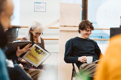 Tracie Bennett and Josh Goulding Photo