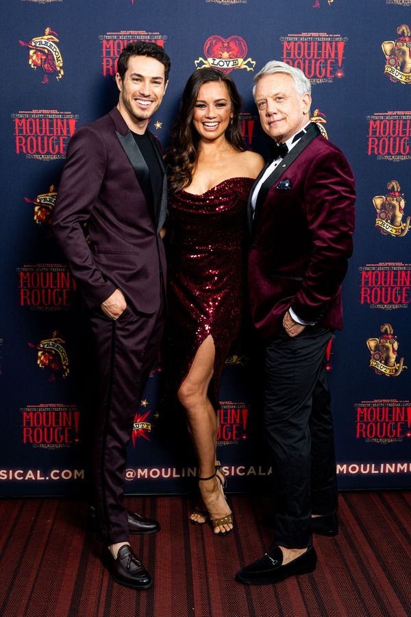 Des Flanagan, Alinta Chidzey, Simon Burke Photo