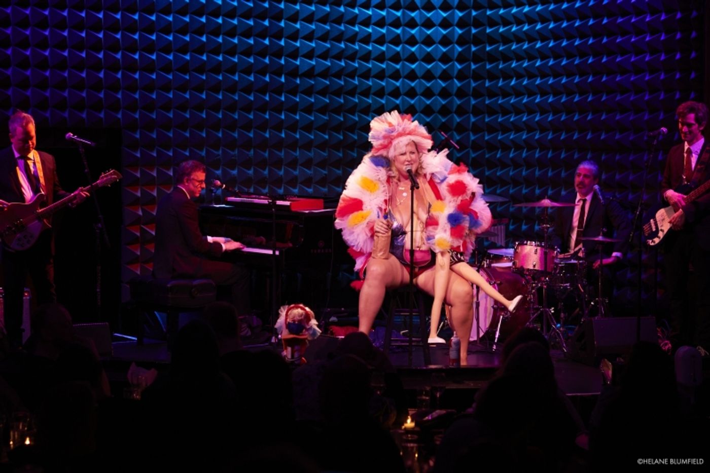 Photos:  Bridget Everett & The Tender Moments at Joe's Pub by Helane Blumfield  Image