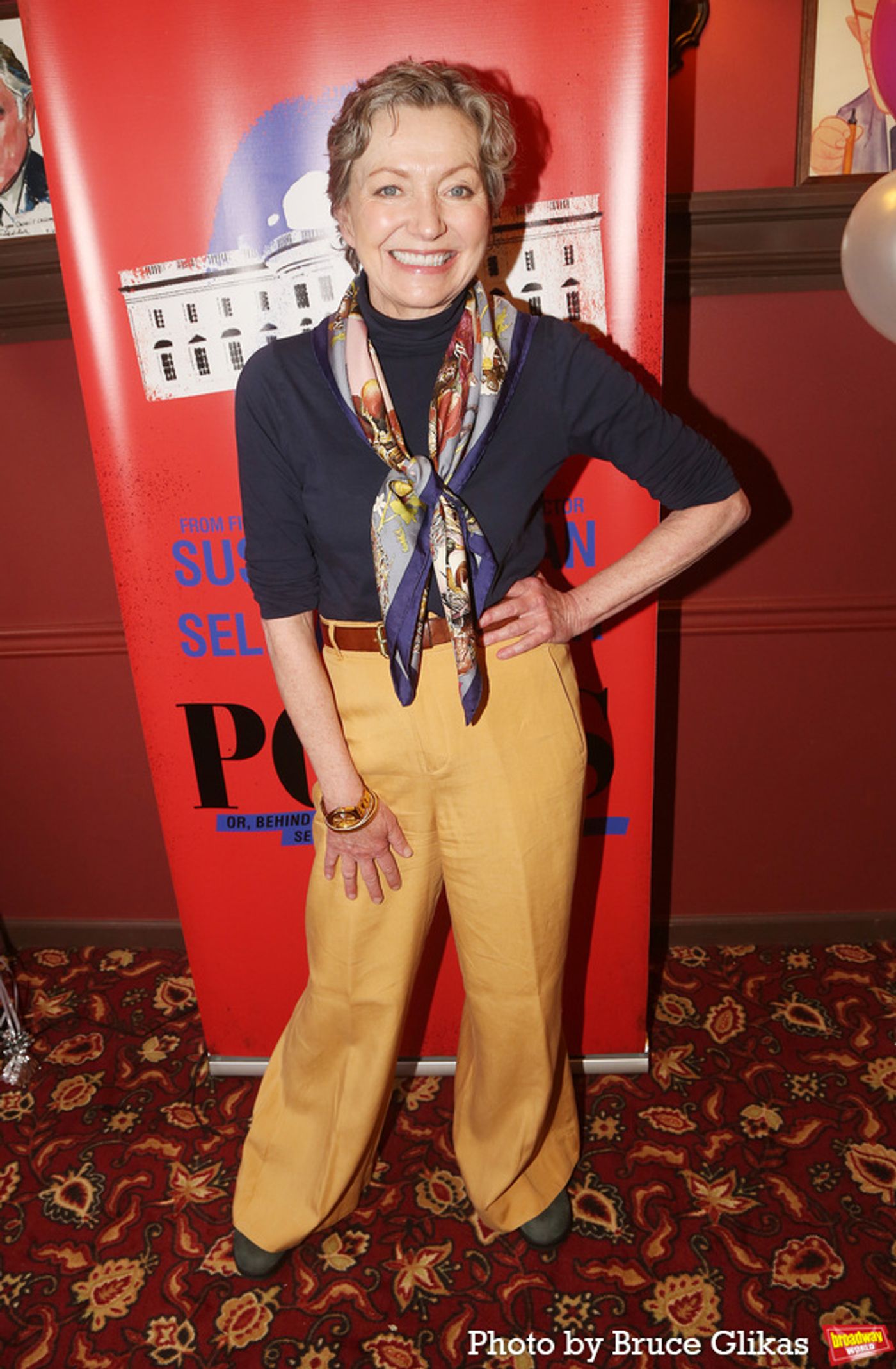 Photos: The Cast of POTUS: OR BEHIND EVERY GREAT DUMBASS ARE SEVEN WOMEN TRYING TO KEEP HIM ALIVE Meets the Press  Image