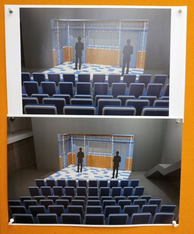 Set renderings designed by Lawrence Moten for SuperHero Photo
