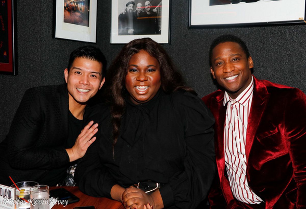 Telly Leung, Alex Newell, Jelani Remy at 