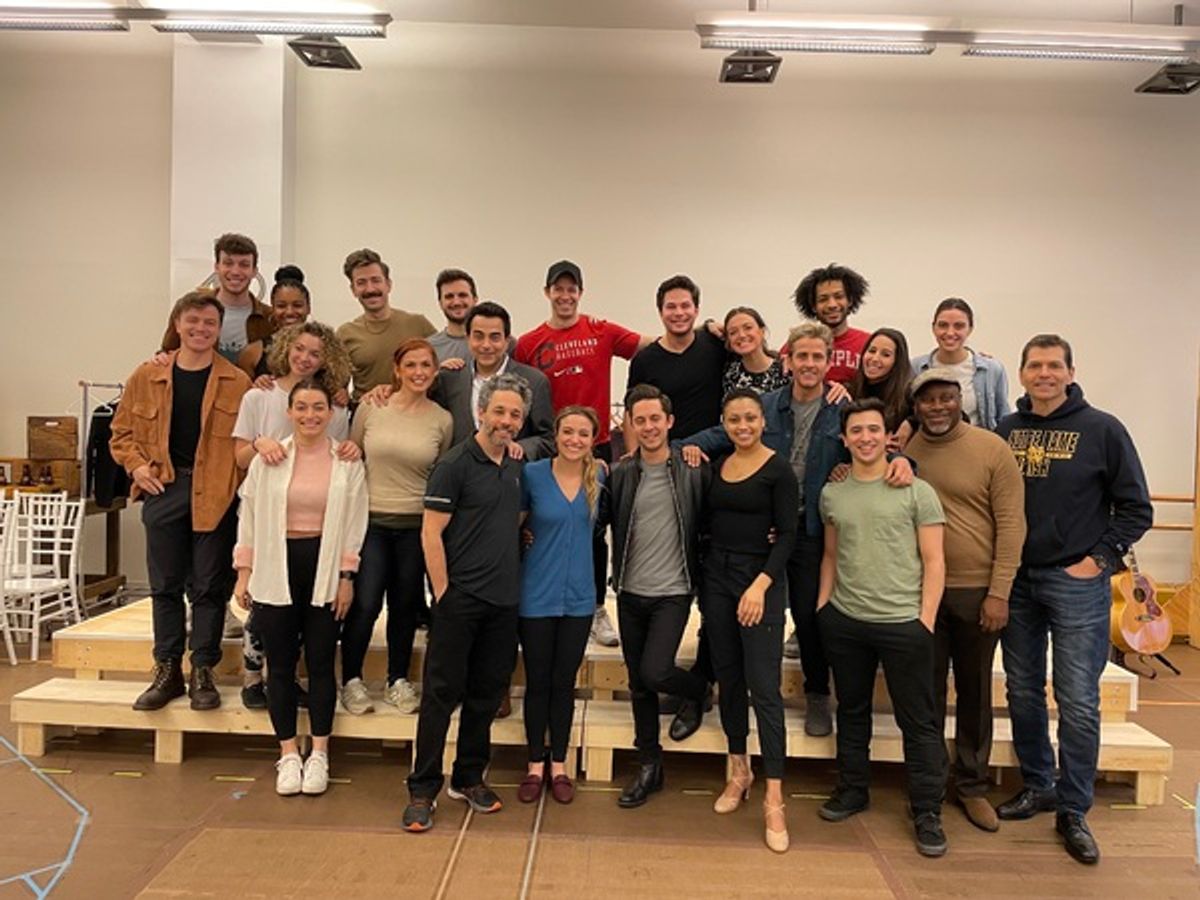 Cast at Photos: Inside Rehearsal For THE WANDERER at Paper Mill Playhouse