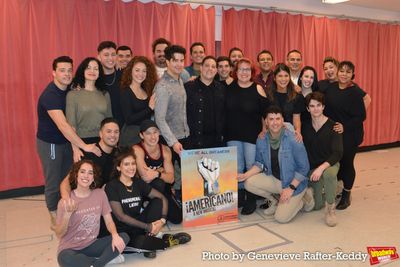 Tony Valdovinos with The Cast of Americano! Photo