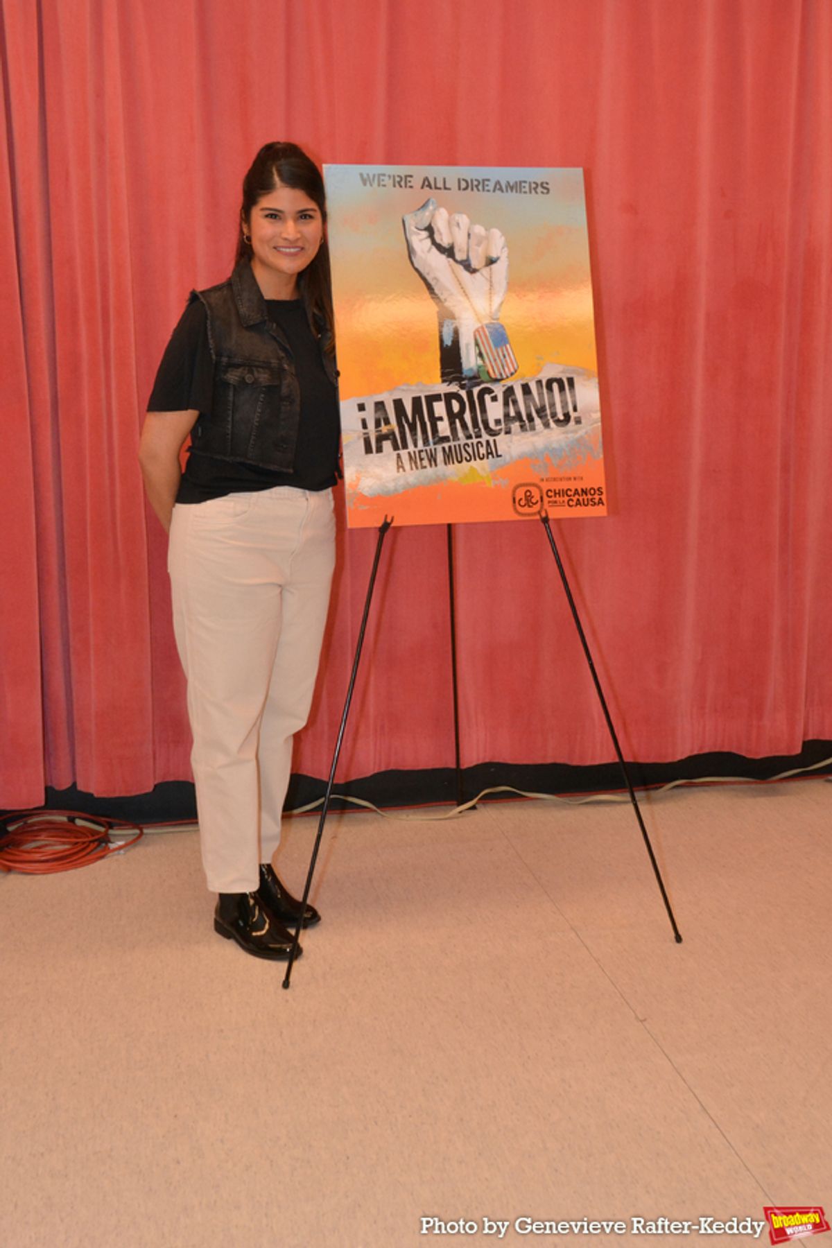 Legna Cedillo at Photos: The Cast of AMERICANO! Meets The Press