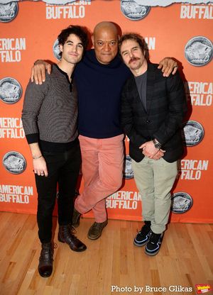 Darren Criss, Laurence Fishburne and Sam Rockwell  Photo
