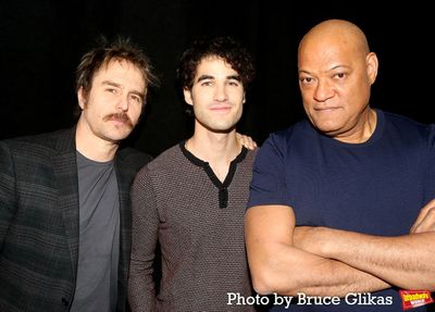 Sam Rockwell, Darren Criss and Laurence Fishburne  Photo