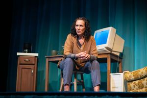 Odessa Ortiz (Lisa Ramirez*) connects with an online community recovering from addiction @ BroadwayWorld Odessa Ortiz (Lisa Ramirez*) connects with an online community recovering from addict Photo