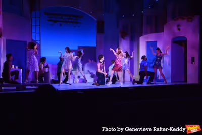 Anna Catherine Smith and The Cast of Mamma Mia! Photo