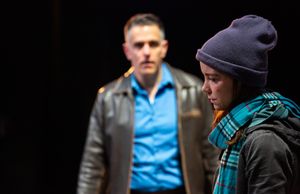 Steve Kidd (Tommy), Donnla Hughes (Darja) Photo