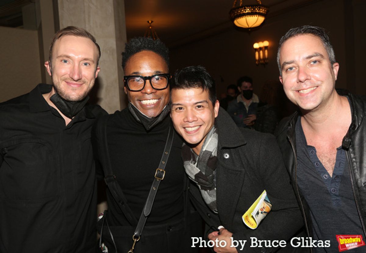 Adam Porter Smith, Billy Porter, Telly Leung and James Babcock at 