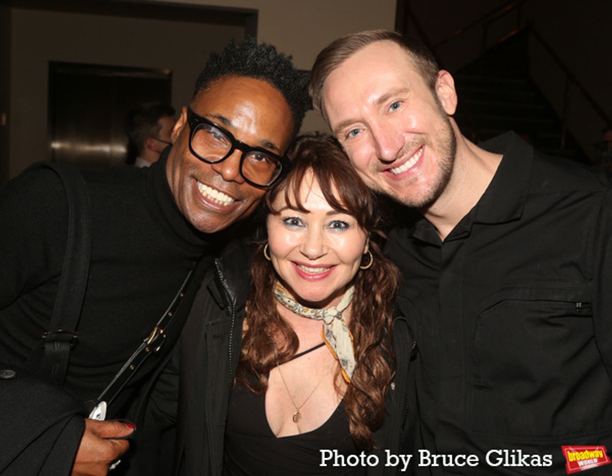 Billy Porter, Frances Ruffelle and Adam Porter Smith at 