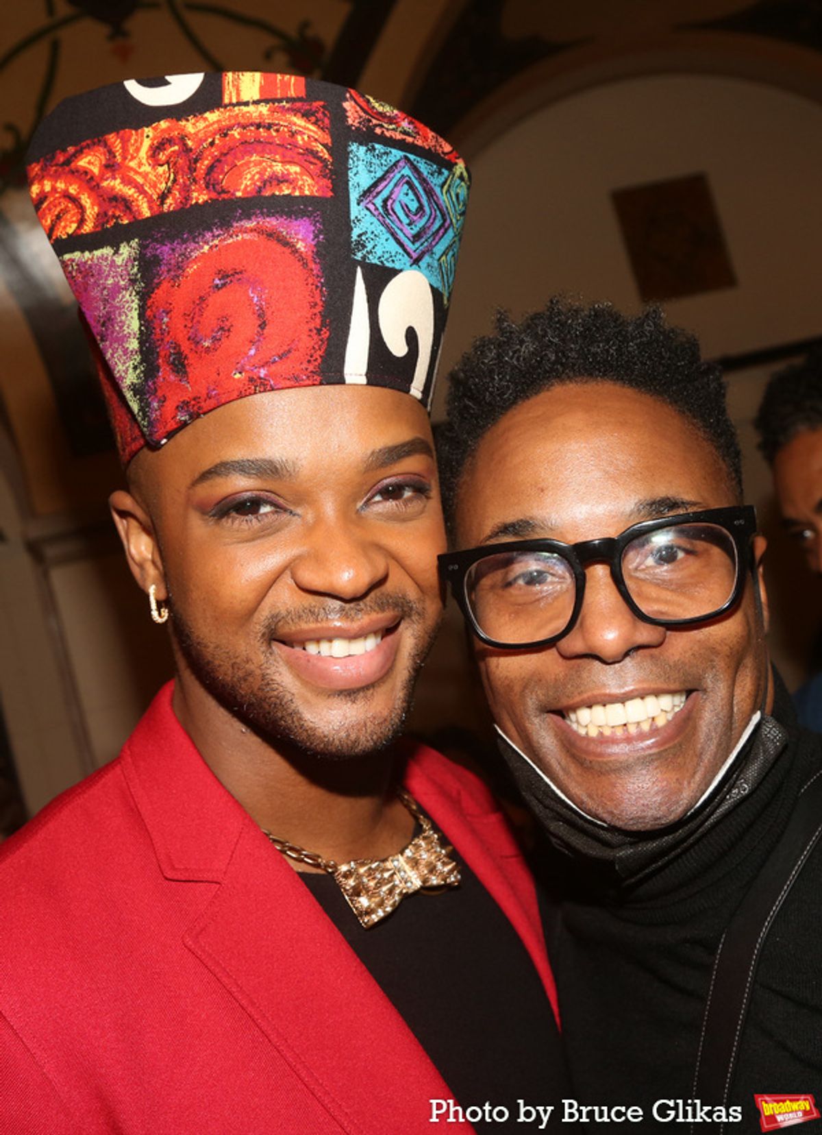 J. Harrison Ghee and Billy Porter at 